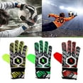 thumbnail image 1 of NIBOLOG Adult Kids Football Soccer Goalkeeper Goalie Full Finger Hand Protection Gloves, 1 of 8
