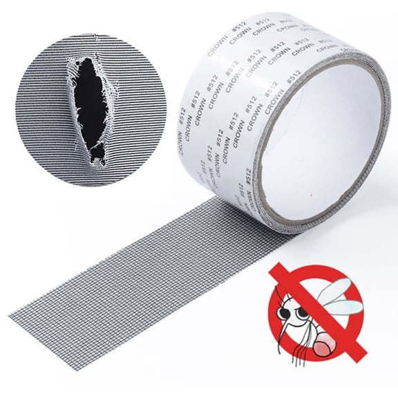 NIBOLOG Anti-Insect Mosquito Window Door Screening Repair Sticker Patch Adhesive Tape