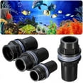 thumbnail image 1 of NIBOLOG Aquarium Straight Tank Connector PVC Waterproof Pipe Joint Fish Tank Accessory, 1 of 8