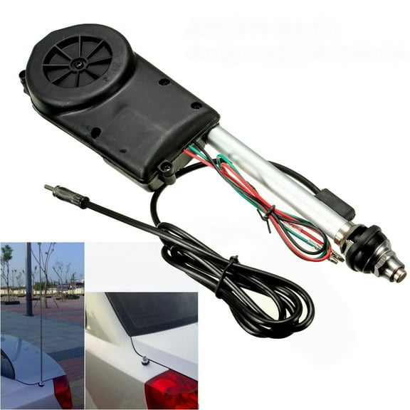 NIBOLOG Auto Car Vehicle FM Electric Aerial Antenna - Radio Enhance Automatic Booster