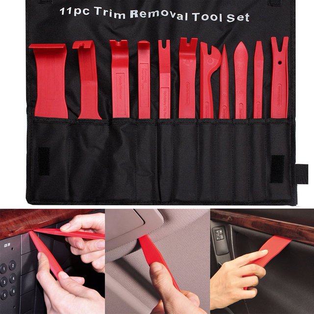 NIBOLOG Auto Trim Door Panel Tool Kit Window Molding Upholstery Clip