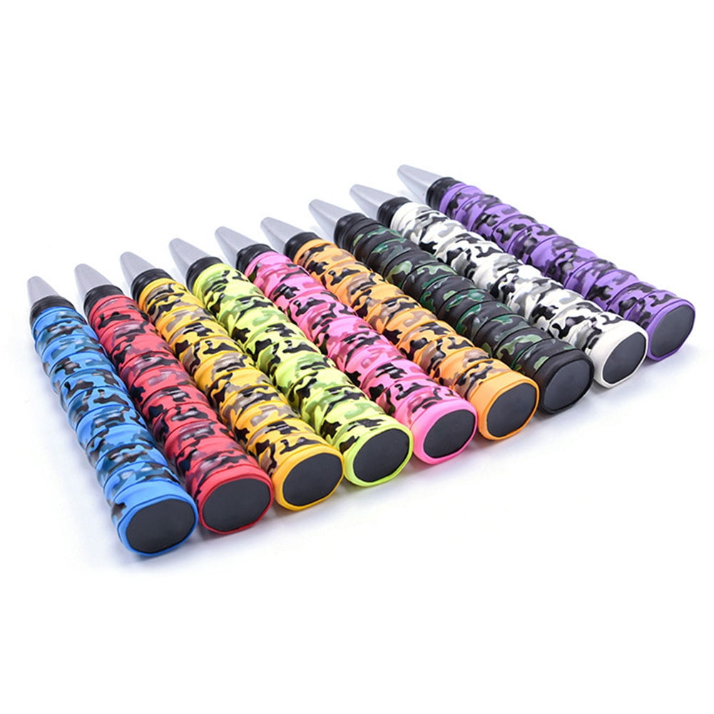 10 Pack Tennis Racket Overgrip – Sweatband Grip Wrap For Child Squash Racquet – PU, Unbranded