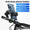 thumbnail image 1 of NIBOLOG Bicycle Motorcycle Phone Holder Adjustable Anti Slip Silicone Rotatable Waterproof Universal Phone Stand Mount for Riding, 1 of 8