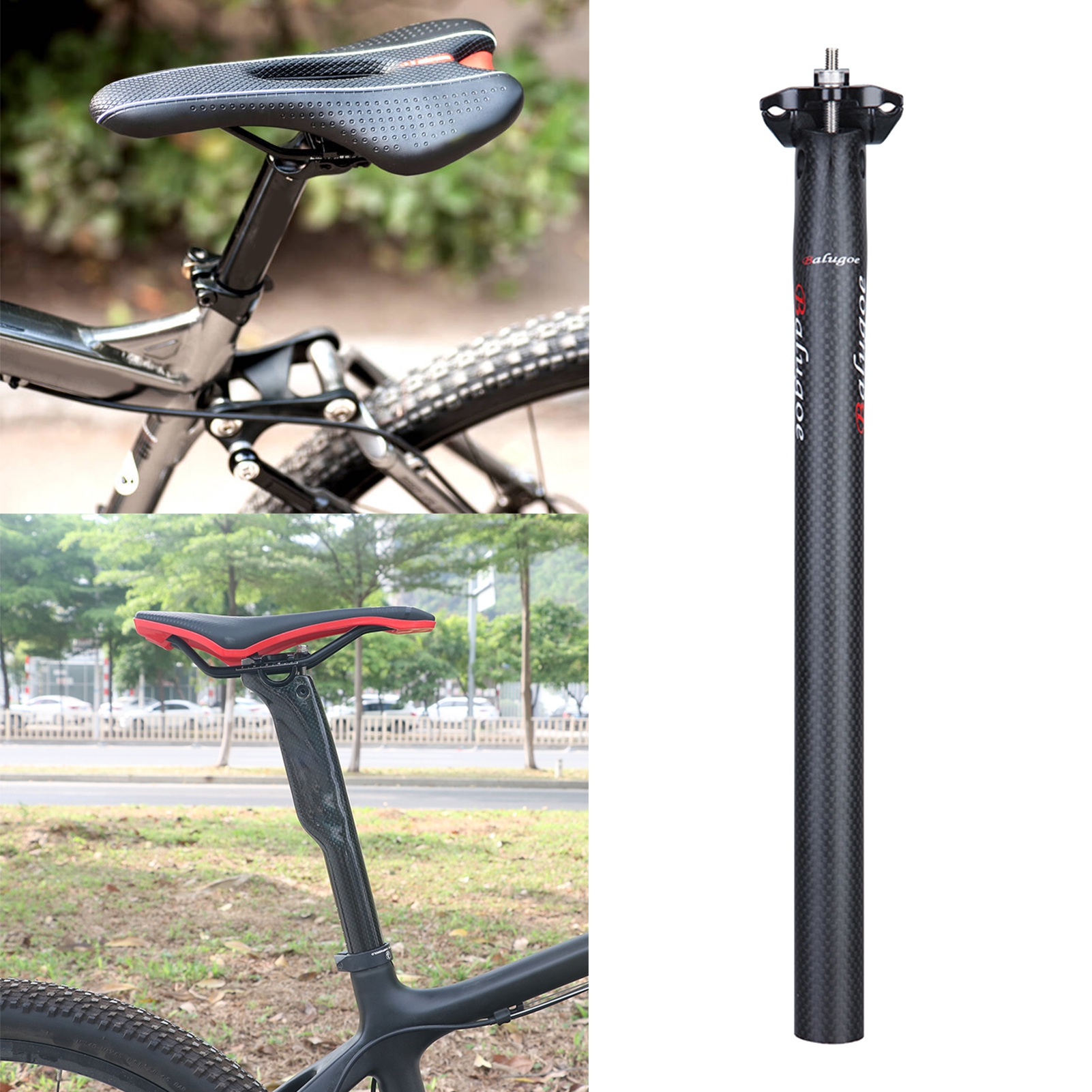 NIBOLOG Bike Seat Pole Corrosion Resistance Installed Easily Perfectly