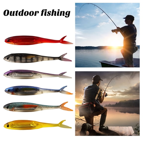 NIBOLOG Bionic Bait 3D Simulated Fisheye Design Realistic Looking Vibrant Color Soft Artificial Lure Bait Fishing Accessories