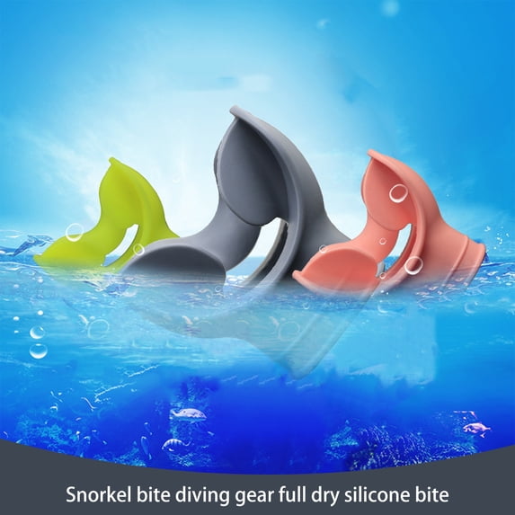NIBOLOG Breathing Mouthpiece Ergonomic Good Flexibility Bite Resistant Spearfishing Scuba Diving Tube Mouthpiece Diving Supply