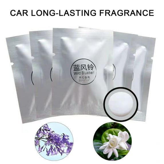 NIBOLOG Car Air Conditioning Vents Incense Tablets - 10 Sheets Solid Air Fresheners, Aromatherapy Tablets Replacement