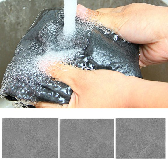 NIBOLOG Car Interior Towel - Friendly to Paintwork Strong Absorption, Easy Operation Anti-Shedding Trace-less Island Fiber