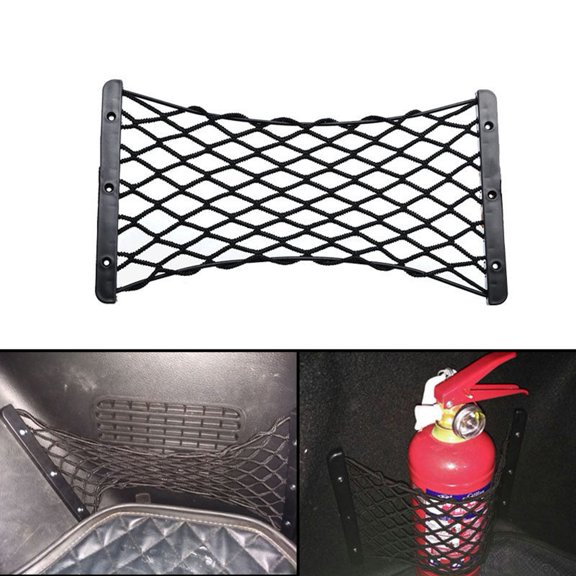 NIBOLOG Car Trunk Interior Organizer Bag Mesh Cargo Net Rear Seat Storage Holder