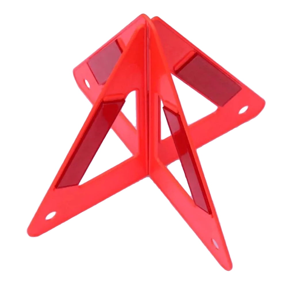 NIBOLOG Car Vehicle Triangle Safety Reflective Foldable Emergency