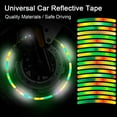 thumbnail image 1 of NIBOLOG Car Wheel Hub Reflective Sticker - 20Pcs Self-adhesive Universal Rainbow Color, Night Driving Safety Warning Decal, 1 of 8
