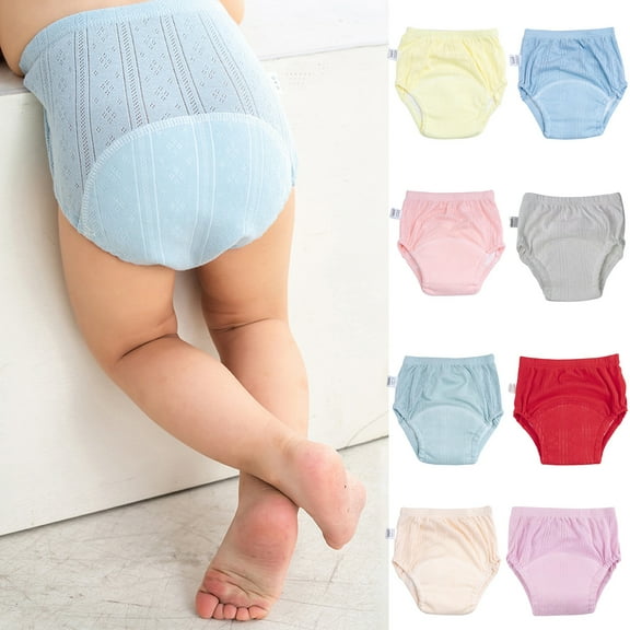 NIBOLOG Cloth Diaper Breathable Moisture-Wicking Reusable Reusable Newborn Baby Washable Training Panties for Outdoor