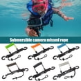 thumbnail image 1 of NIBOLOG Diving Lanyard with Quick Release Buckle Stretch Portable Wear Resistant High Strength Anti Lost Tool Scuba Diving Camera Lanyard Kayaking Accessory, 1 of 8