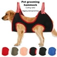thumbnail image 1 of NIBOLOG Dog Grooming Hammock for Pet Nail Trimming Care Breathable Mesh Cat Dog Grooming Helper with Nail Clippers Ideal for Small Medium Pets, 1 of 8