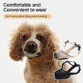 thumbnail image 1 of NIBOLOG Dog Muzzle Widened Fastener Tape Design Adjustable Breathable Anti-biting Pet Mouth Guard Pet Supplies, 1 of 7