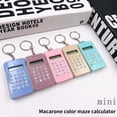 thumbnail image 1 of NIBOLOG Electronic Calculator with Keyring Labyrinth Design ABS Easy Carry Digital Display Small Calculator for Kids, 1 of 8