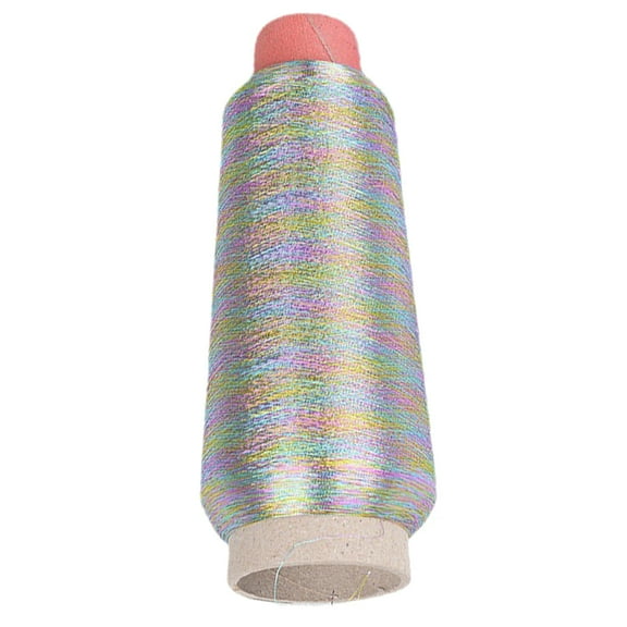 NIBOLOG Embroidery Thread - with Metallic Luster DIY Polyester Wide Application Cross Stitch Thread