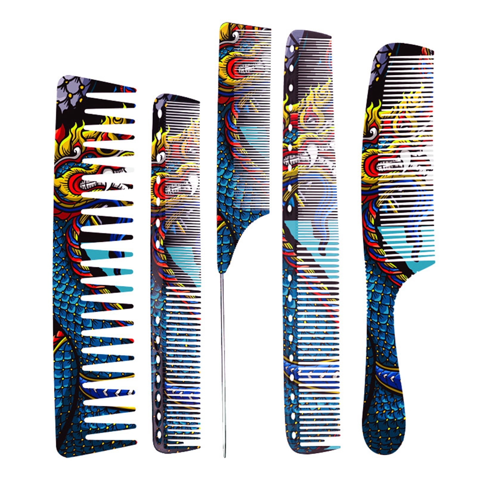NIBOLOG Eye-catching Hair Comb Smooth Surface ABS Anti-static Portable ...