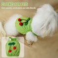 thumbnail image 1 of NIBOLOG Eye-catching Pet Clothes Pilling Resistant Polyester Breathable Cherry Pattern Dog Vest for Summer, 1 of 8