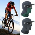 thumbnail image 1 of NIBOLOG Face Protector Cover Breathable Fabric High Elasticity Extra Soft Sweat Absorption with Wide Brim Sun Protection Summer Bike Helmet Lined Sunscreen Face Guard Cycling Supplies, 1 of 8