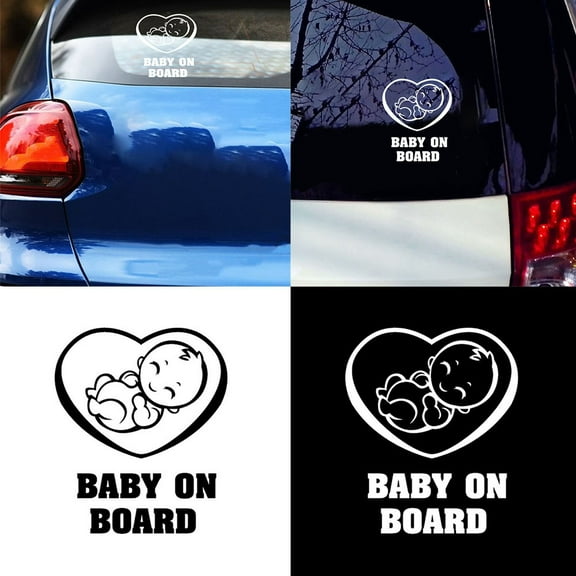 NIBOLOG Fashion Car Auto Vehicle Baby On Board Safety Vinyl Sign Decal Sticker Decor