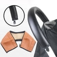 thumbnail image 1 of NIBOLOG Faux Leather Baby Pram Pushchair Stroller Armrest Handle Case Protective Cover, 1 of 6