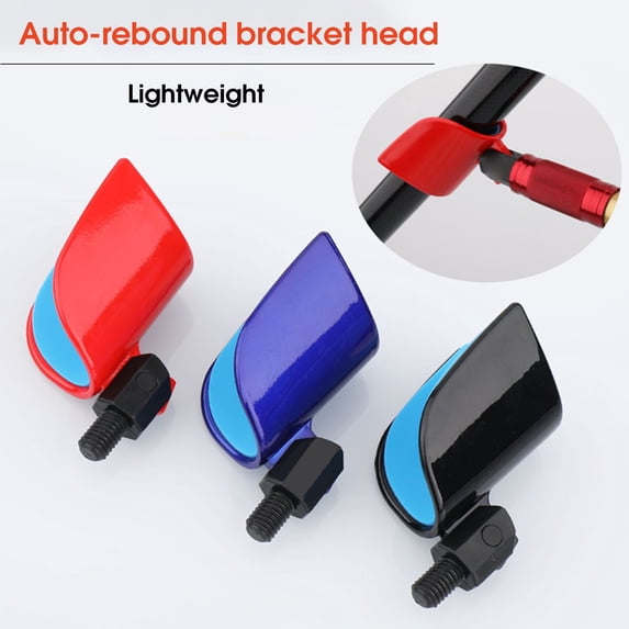 NIBOLOG Fishing Pole Support Head Universal Reusable Lightweight Automatic Rebound Non-slip Fishing Rod Stand Head Fishing Pole Accessories