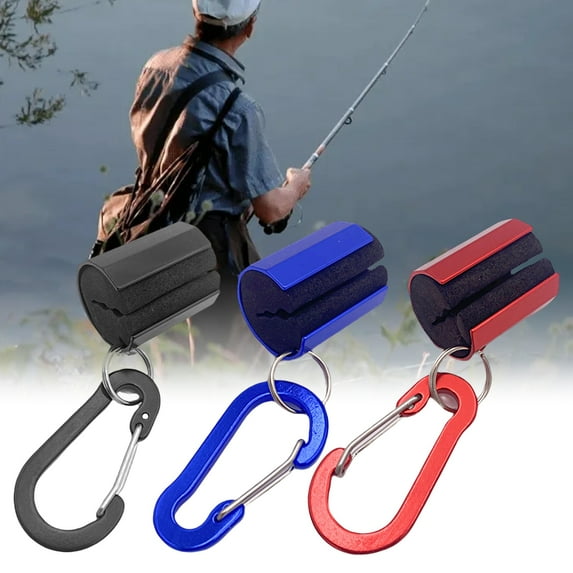 NIBOLOG Fishing Rod Clip Anti-scratch High Stability High-Strength Soft Lining Wear-resistant Clip Hanging Fishing Rod Strong And Sturdy Fly Fishing Quick Rod Holder for Outdoor