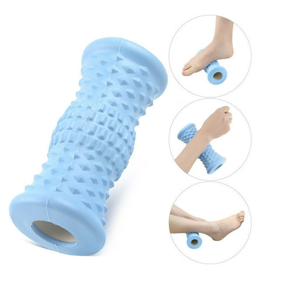 NIBOLOG Fitness Roller Eco-friendly Moderate Massaging Arm Mini Comfortable Grip Soothing Muscles Sky Blue Multifunctional Design Foot Massage Roller Back Accessories