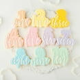 thumbnail image 1 of NIBOLOG Fondant Stamp Non Stick Easy to Demold Plastic Number Letter Reverse DIY Cookie Embosser Baking Accessories, 1 of 8