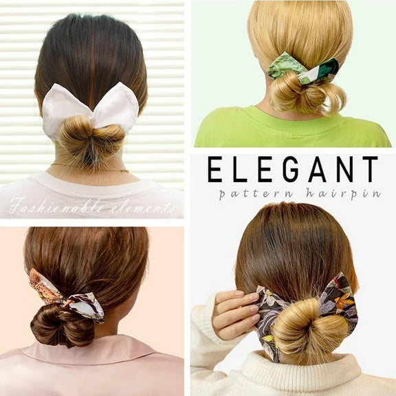 NIBOLOG French Hair Curler Convenient Easy Operation Cotton Hairpin Bun Maker Twist for Gifts