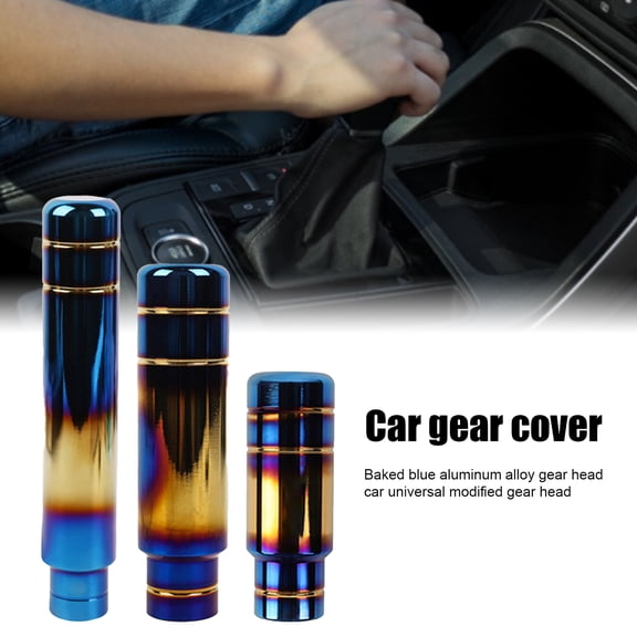 NIBOLOG Gear Shift Knob - Anti-slip Easy Install Rustproof Wear-resistant Decorative Direct Replacement Manual Transmission Shift Lever Handle
