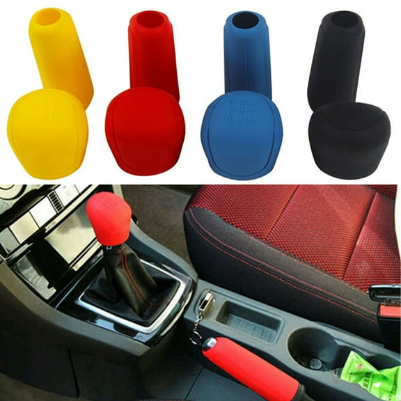 NIBOLOG Gear Shift Sleeve - Soft Car Styling Durable Plush Handbrake Cover