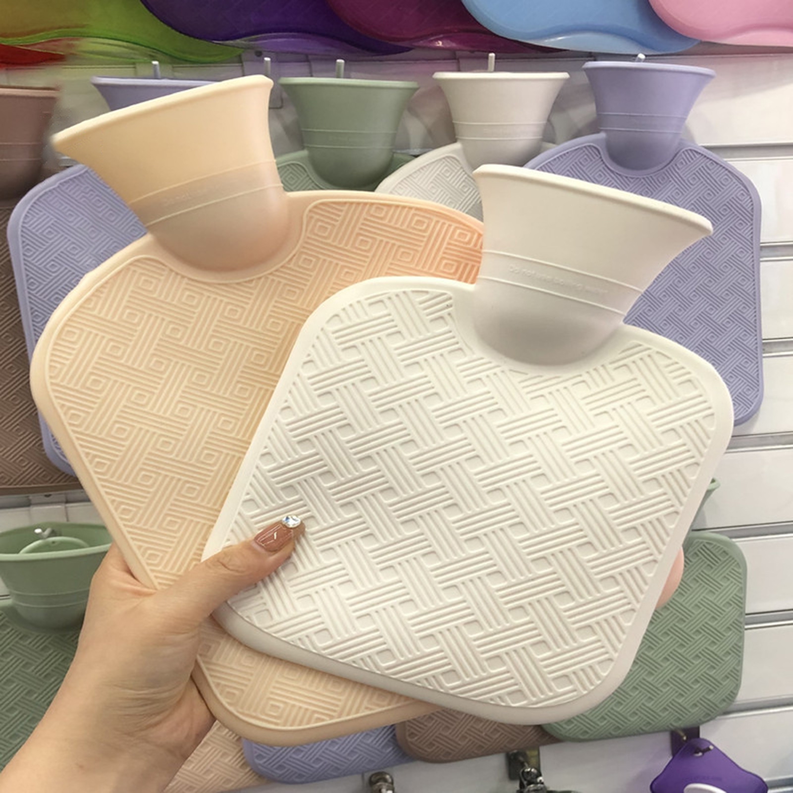 NIBOLOG Hot Water Bottle Wide Opening Comfortable Multipurpose 1L