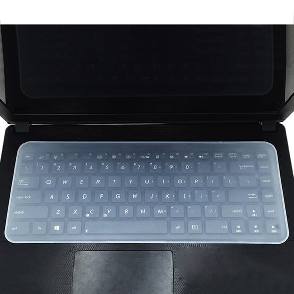 NIBOLOG Keyboard Cover Ultra-thin Good Feeling Silicone Universal Keyboard Film for Laptop