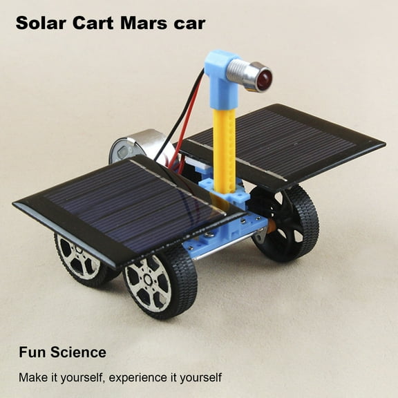 NIBOLOG Kids Solar Mars Rover Toy - DIY Assembly Solar Powered Planet Explorer Vehicle STEM Educational Toy for Toddlers Boys Girls