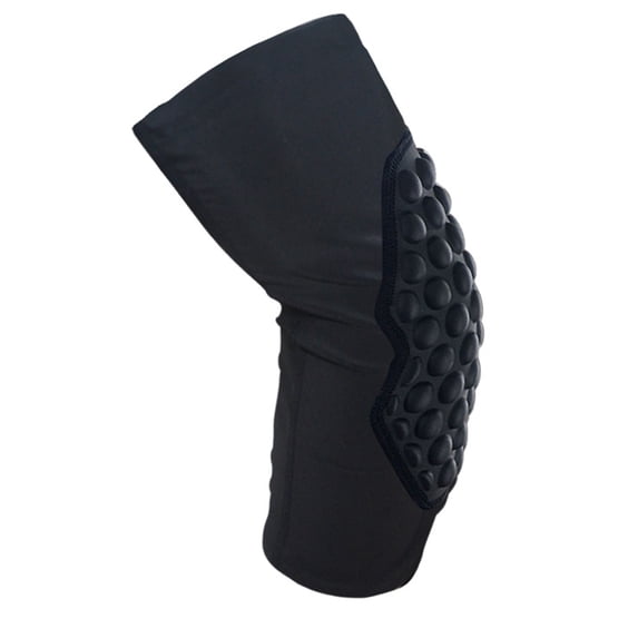 NIBOLOG Knee Pad High Elasticity Moisture Wicking Quick Dry EVA Anti-collision Non-slip Basketball Football Cycling Knee Compression Sleeve for Outdoor