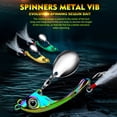 thumbnail image 1 of NIBOLOG Lure Bait Simulated 3D Simulation Fisheye Treble Hook Tempting Zinc Alloy Lure Hard Sequins Pins Bait Outdoor Fishing, 1 of 8
