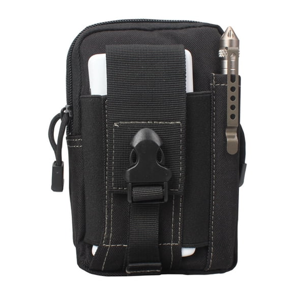 NIBOLOG Men Outdoor Sports Tactical Phone Waist Belt Bag Fanny Pack Pouch Zipper Pockets