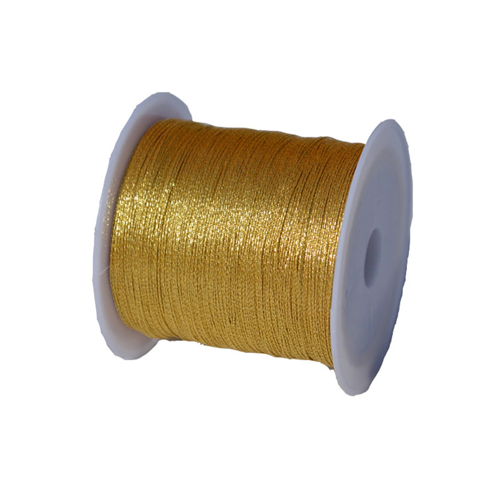 NIBOLOG Metal Thread Roll - No Fade Lustrous Exquisite High Tenacity ...