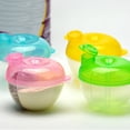 thumbnail image 1 of NIBOLOG Milk Power Dispenser 3 Interlayer Durable Food Grade PP Baby Feeding Milk Powder Box for Travel, 1 of 8