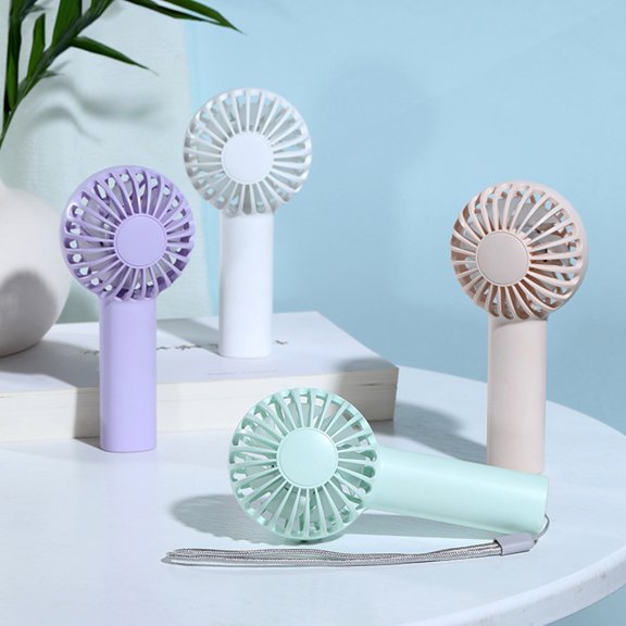 NIBOLOG Mini Fan 3-Gear Adjustable Mute Operation One Click Start Portable Student Desktop Silent Fan Home Supply