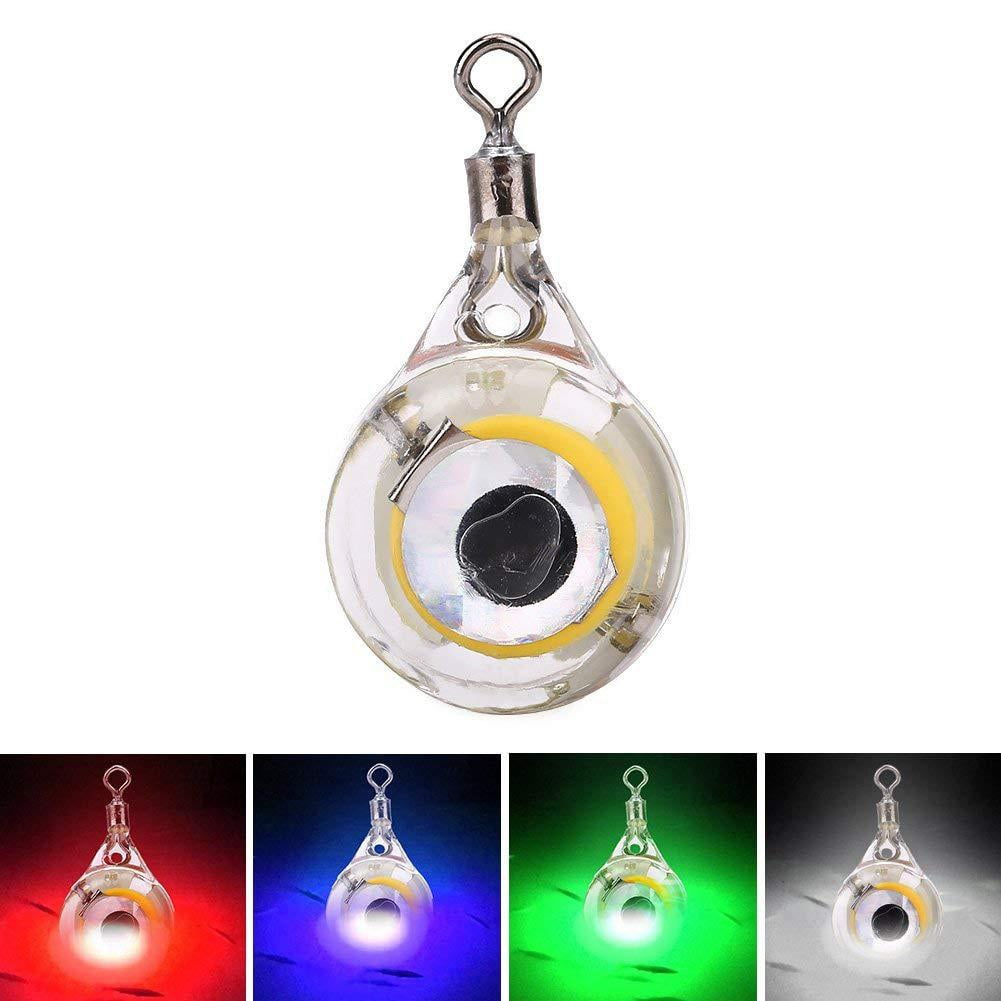 NIBOLOG Mini LED Flashing Underwater Squid Bait Lures Fish Attraction ...