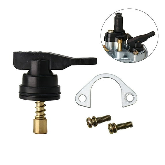NIBOLOG Motorcycle Carburetor Switch - Professional High Performance Wear-resistant Durable Sturdy Accessories Carburetor Start Choke Switch Kit