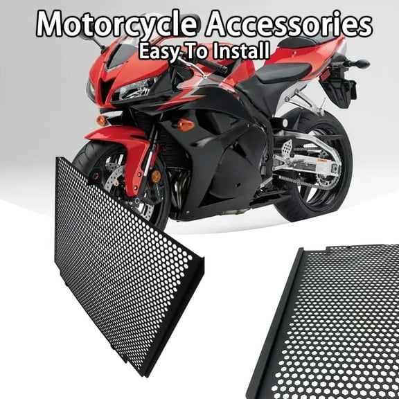 NIBOLOG Motorcycle Radiator Net - Anti-oxidation Quick Removal Easy to Install Motorbike Radiator Guard for HONDA