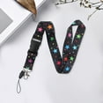 thumbnail image 1 of NIBOLOG Multifunctional Anti-Lost Lanyard with Lobster Buckle Double-sided Printing Pattern High Strength Webbing Lanyard Universal for ID Card Keys Mobile Phone Sports Whistle, 1 of 8