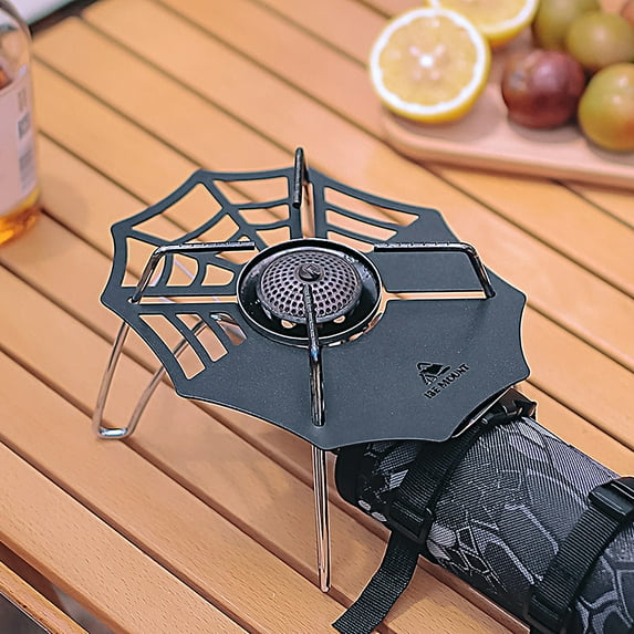 NIBOLOG Outdoor Spider Furnace Heat Shield Stainless Steel Insulation Pad Cooking Stove Heat Board for Camping Picnic