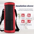 thumbnail image 1 of NIBOLOG Oxford Cloth Water Bottle Round Insulation Cover Folding Ice Pack Hot Water Bottle Insulation Cover for Outdoor Picnic Trip, 1 of 8