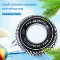 thumbnail image 1 of NIBOLOG PVC Swimming Ring Universal Thickened Tyre Design Pool Float Circles for Water Activity, 1 of 8