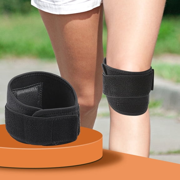 NIBOLOG Patellar Tendon Support Strap with Adjustable Fastener Tape Breathable Non-Slip Patella Stabilizer Support Band Knee Brace